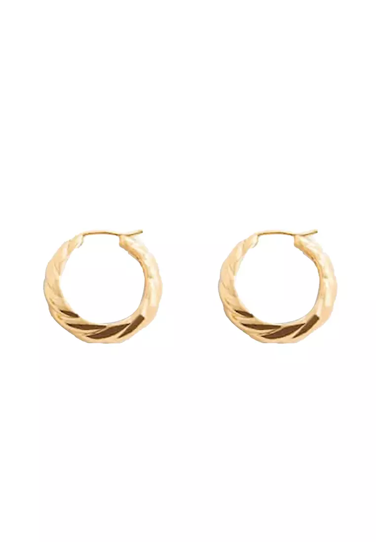 Intertwined Hoop Earrings