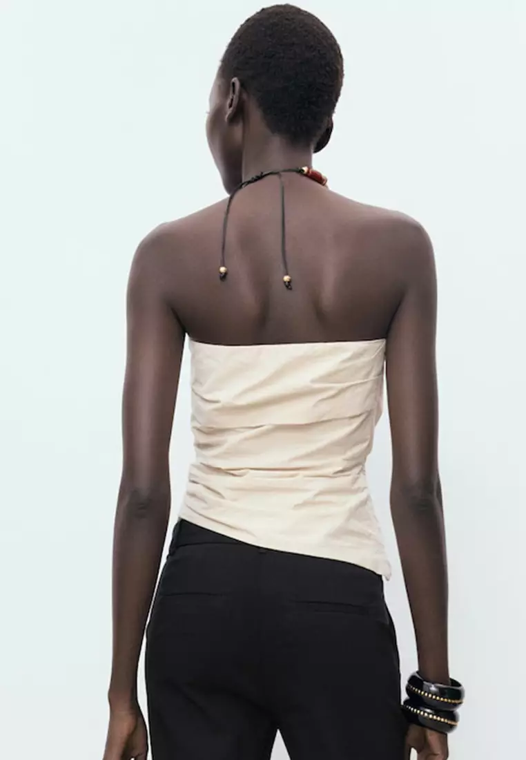 Straight-Cut Crop Trousers