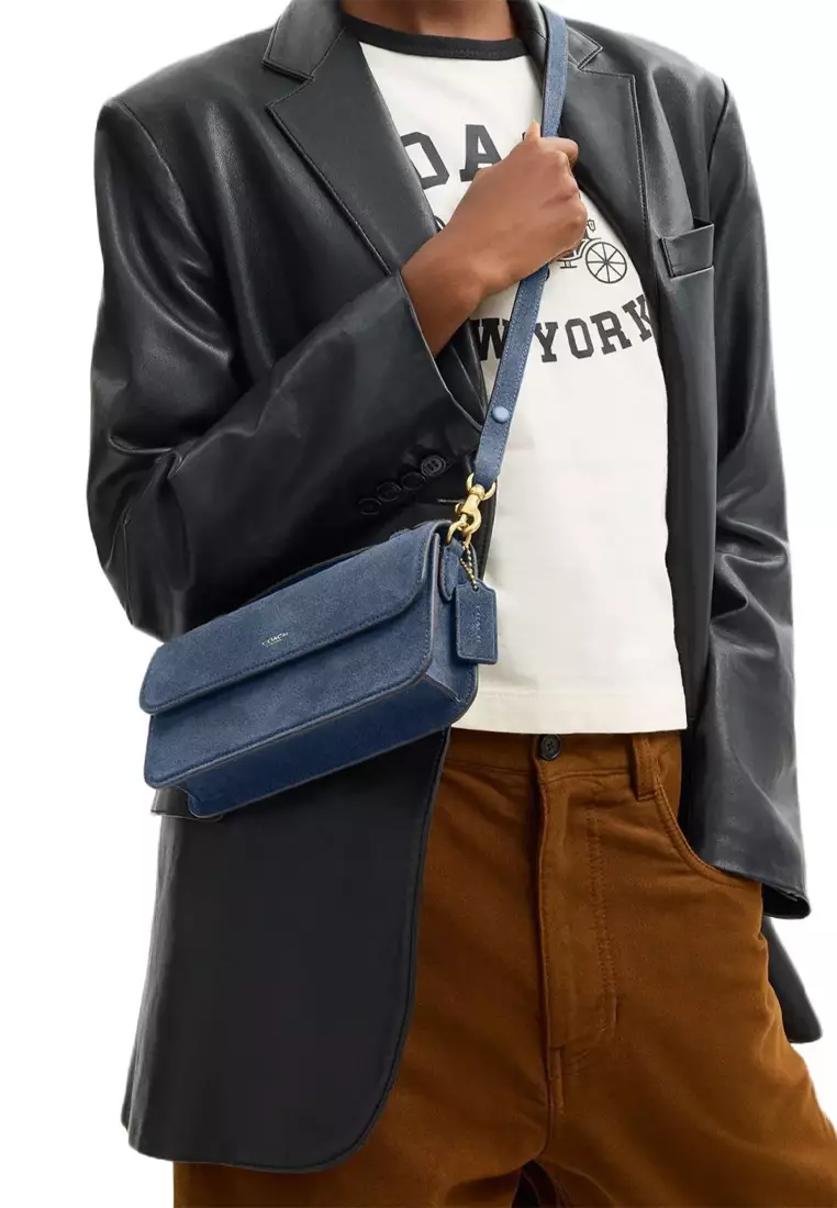 Elora 21 Women's Single Shoulder Bag in Light Denim Color CDD59