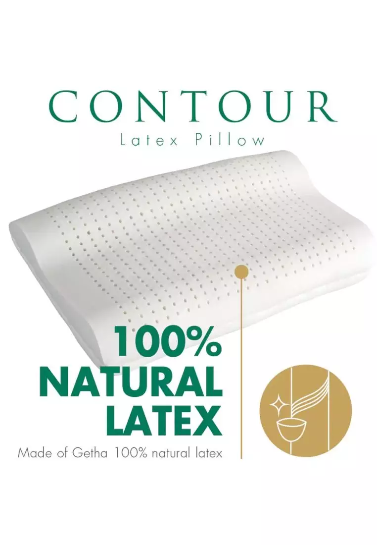 Buy Getha Getha Contour Latex Pillow 2024 Online ZALORA Singapore