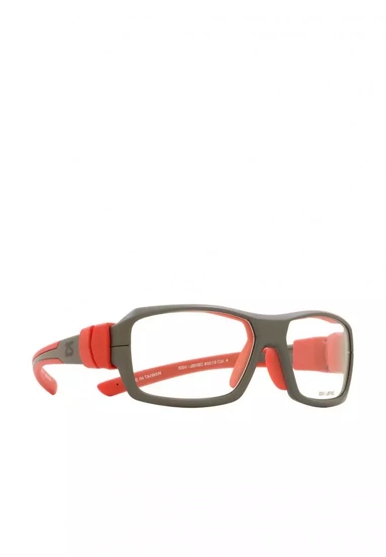 Sports Goggles Basketball Tennis Safety Protective Eyewear 0019 C4 (GRY/RED)