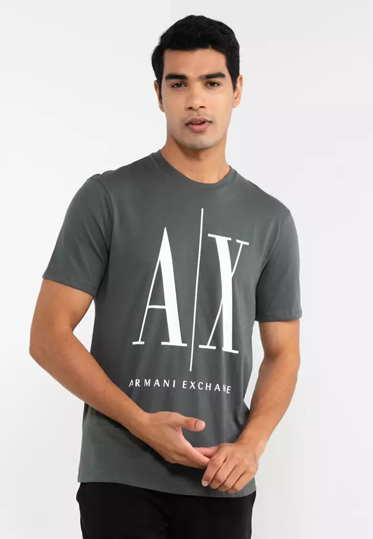 armani grey t shirt