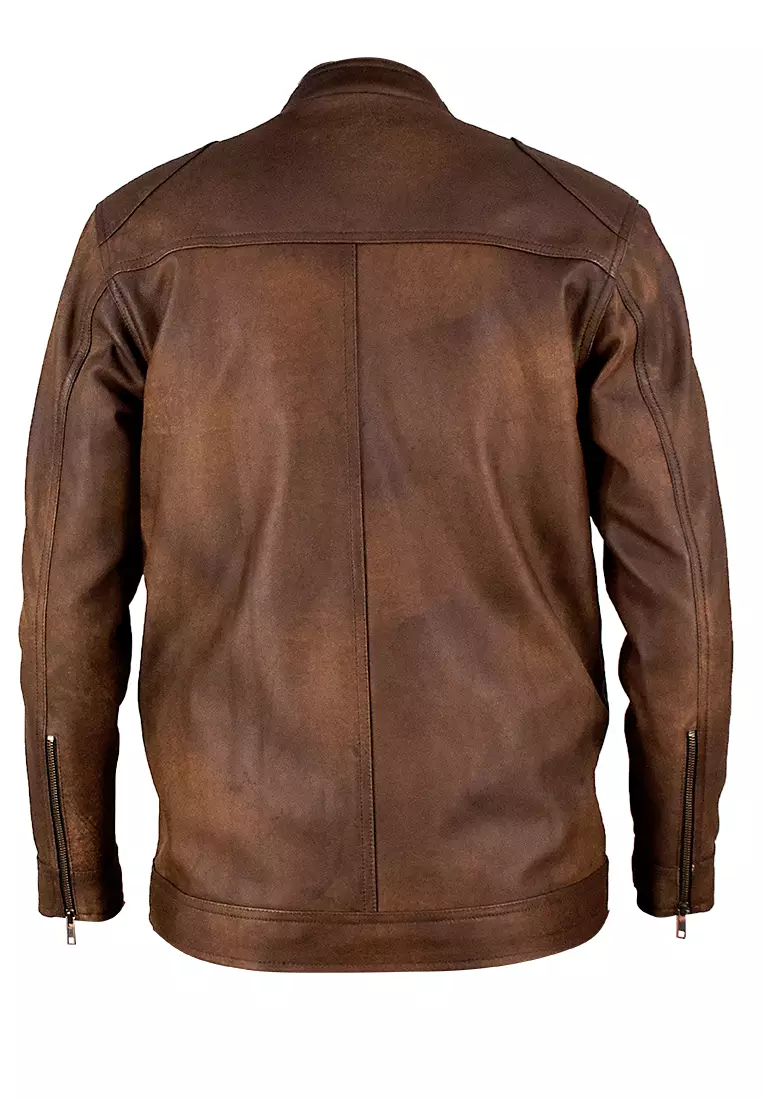 Jual JAVA SEVEN Java 7 Leather JAKET PRIA [JVJ 922] Kulit Asli Original ...
