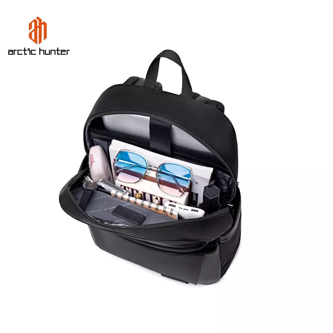 Arctic Hunter B00811 Tas Ransel Kasual Backpack Laptop 15.6 Inch- BLACK