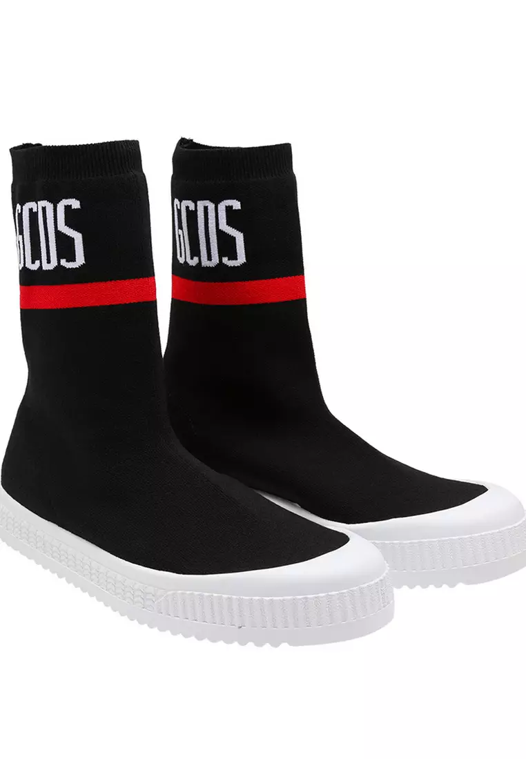 High Top Men's Sneakers in Black