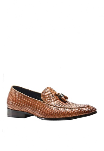 Twenty Eight Shoes brown VANSA  Braided Leather Loafer VSM-F0213 386DESHEE5C4B0GS_1