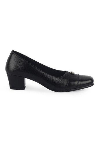 Raindoz Women Pantofel Low Heels - Black