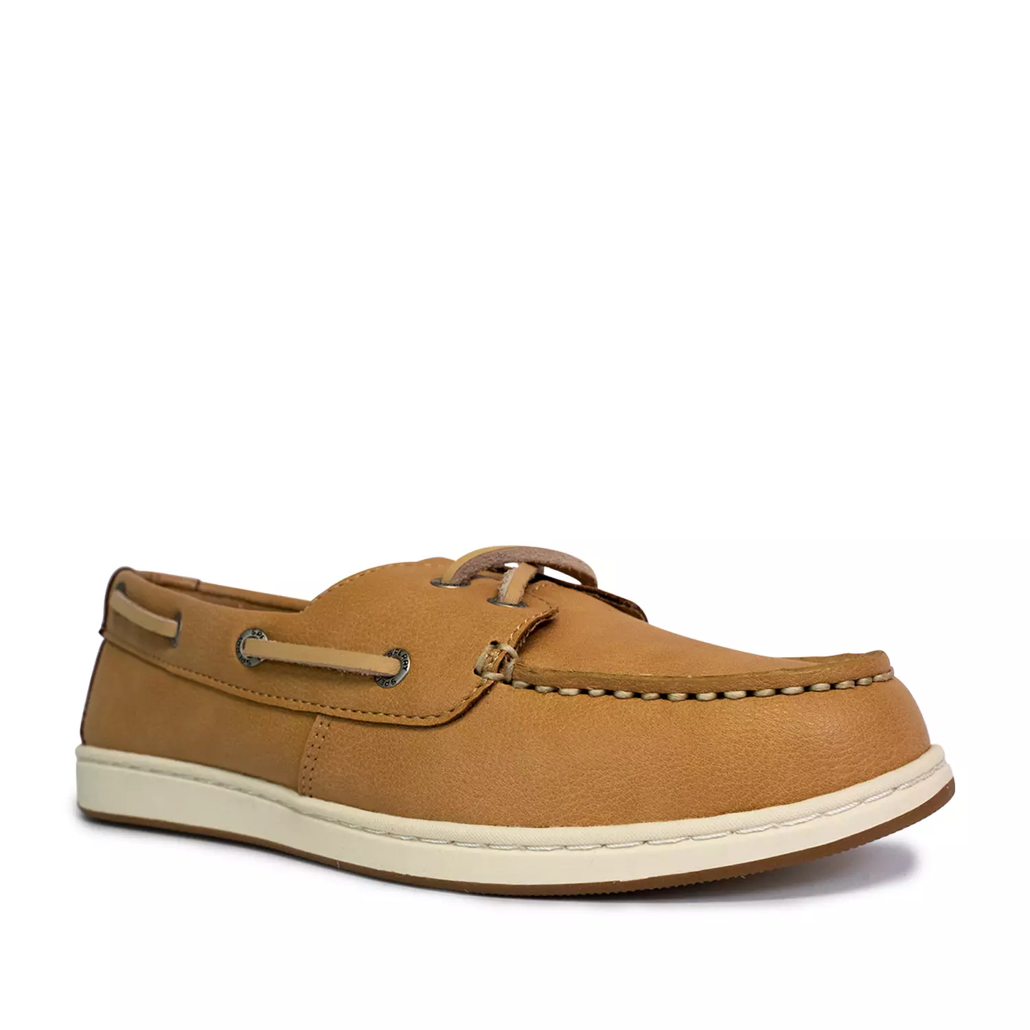 Women's Authentic Original™ Jewelfish 1-Eye Leather Boat Shoes Topsider - Light Tan/Off White (25S00712)