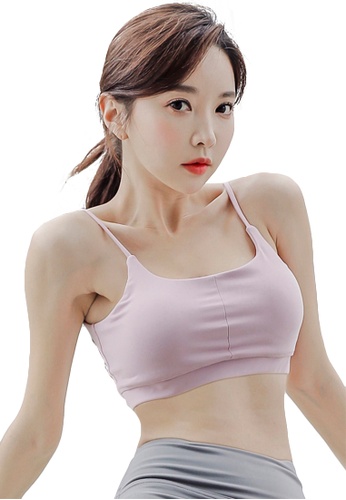 YG Fitness pink Sports Running Fitness Yoga Dance Sports Bra 03FA6USC7860F9GS_1
