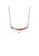 Glamorousky silver 925 Sterling Silver Plated Rose Gold Fashion Temperament Colorful Smiley Geometric Necklace with Cubic Zirconia CF70DACBA23640GS_2
