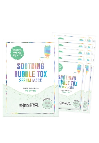 Mediheal green Mediheal Soothing Bubble Tox Serum Mask Pack Box (10 Sheets) 4D79DBED8C57FEGS_1