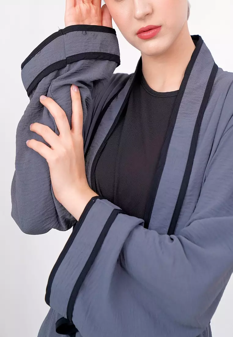 Sheeva Abaya Grey