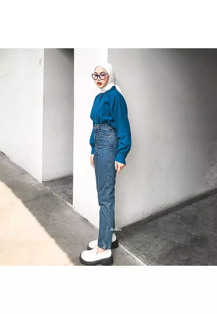 Highwaist Boyfriend Jeans 021 FEEL GOOD