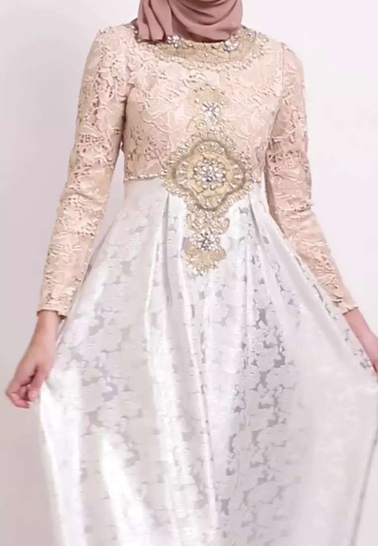 Bibiq Gamis Jacquard Brokat