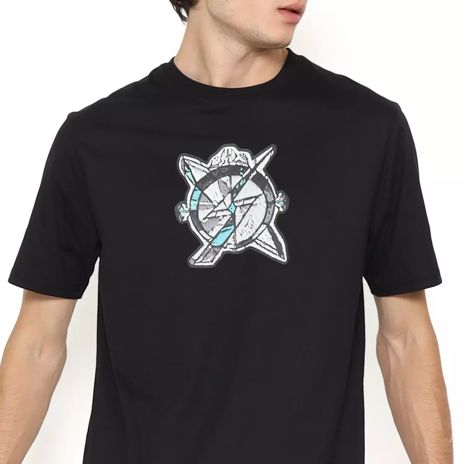 Planet Surf Clothing Kaos Lengan Pendek Pria Clock Planet Surf