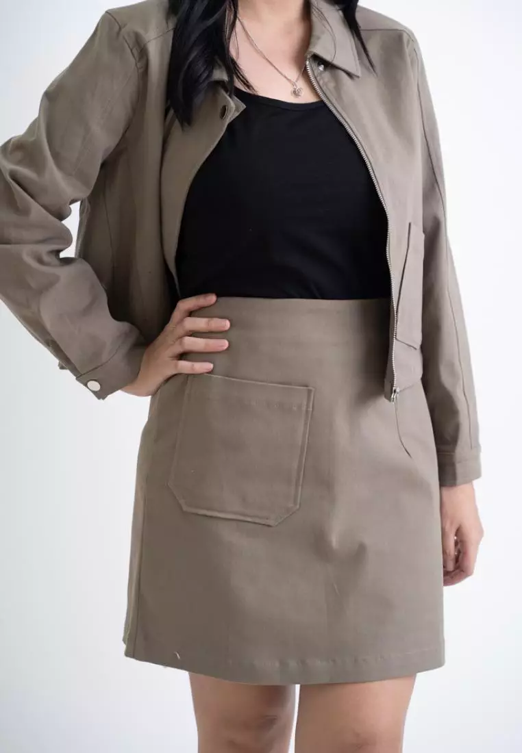 Jojo beige skirt hot sale