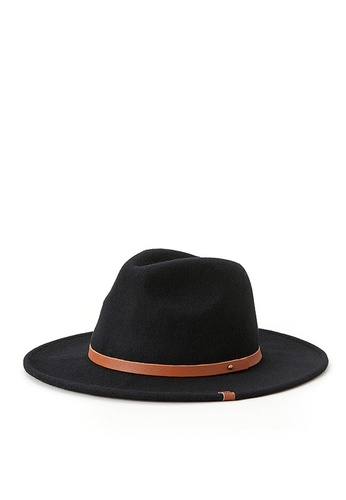 Rip Curl black Sierra Wool Panama Hat 86DC1AC53D6950GS_1