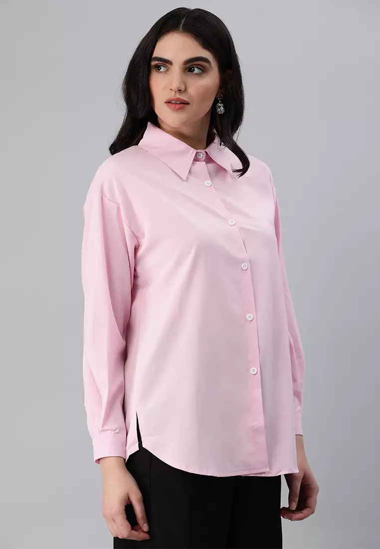 Pink Long Sleeve Shirt