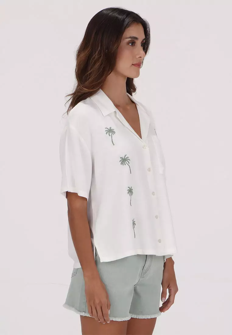 GSH SUN STUNNER SHORT SLEEVE SHIRT BONE