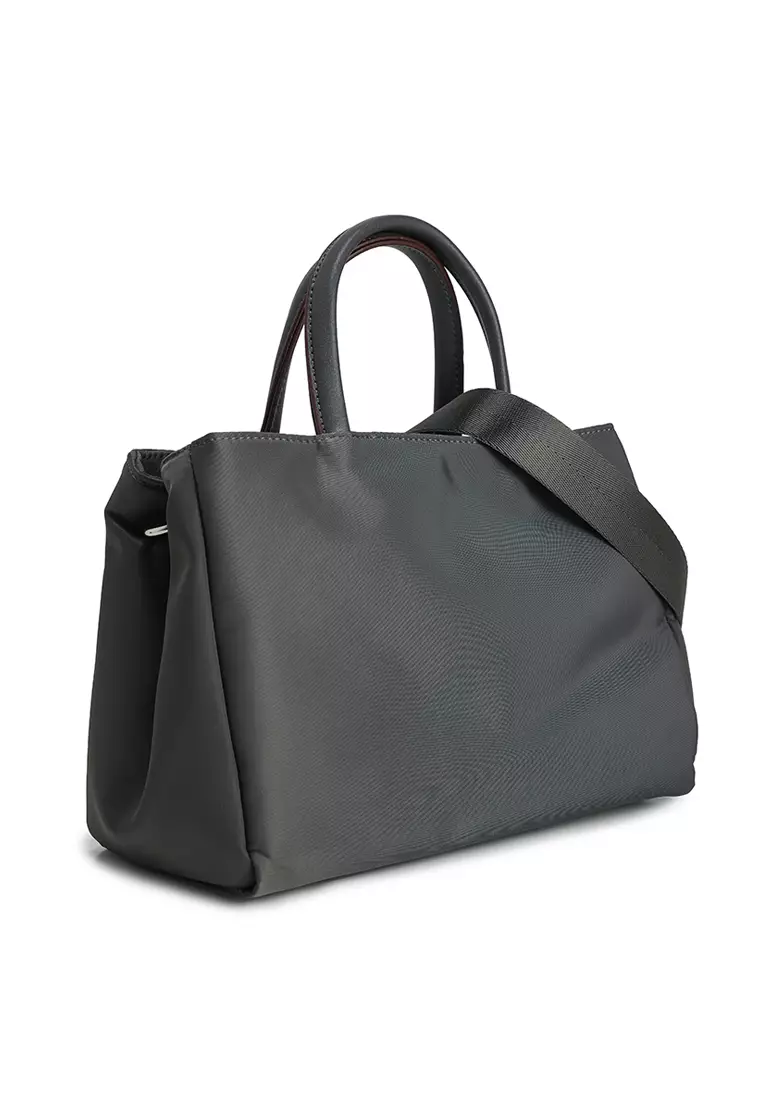 Premium Oxford Nylon Convertible Top Handle Bag With Pouch