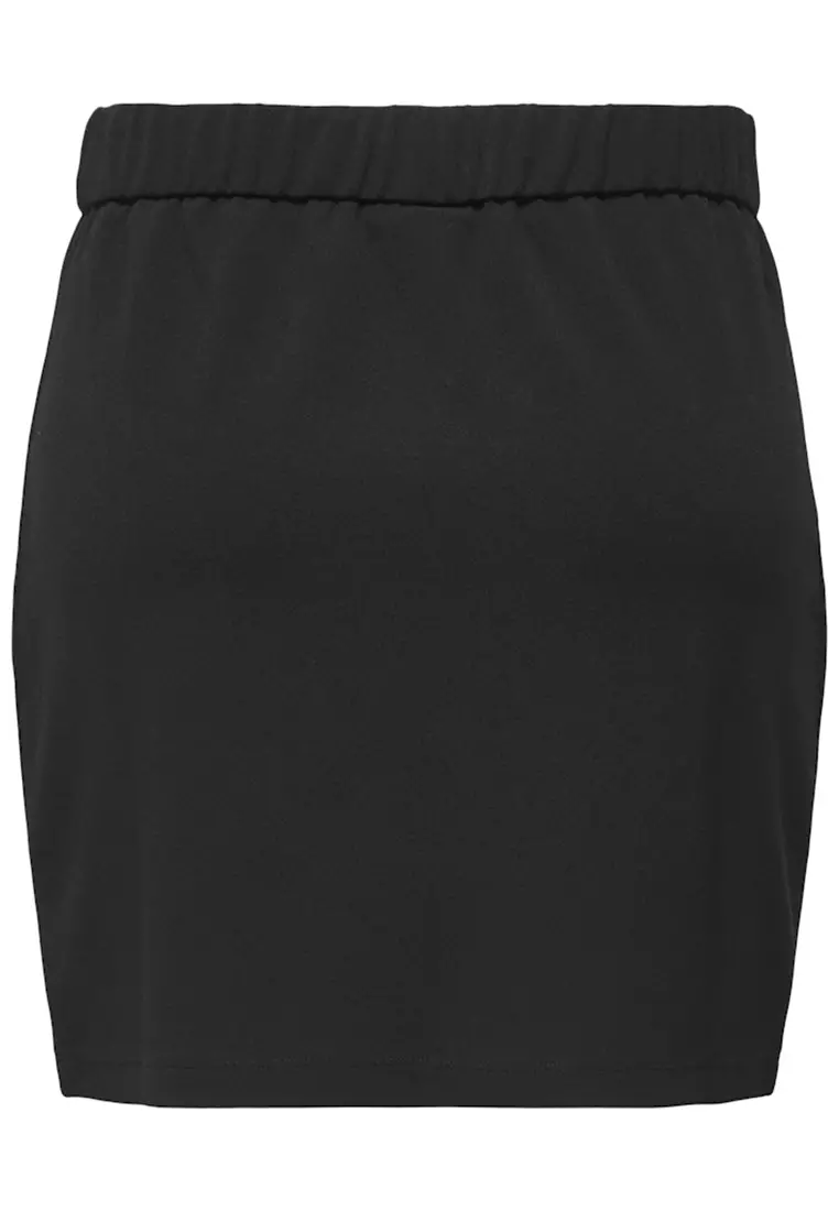 Belt Short Jersey Skirt