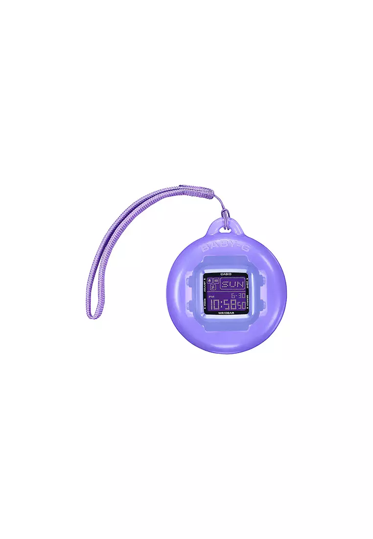 Jam Tangan Wanita Casio Baby-G BGD-10K-2D BABY-G＋PLUS Purple Resin Band
