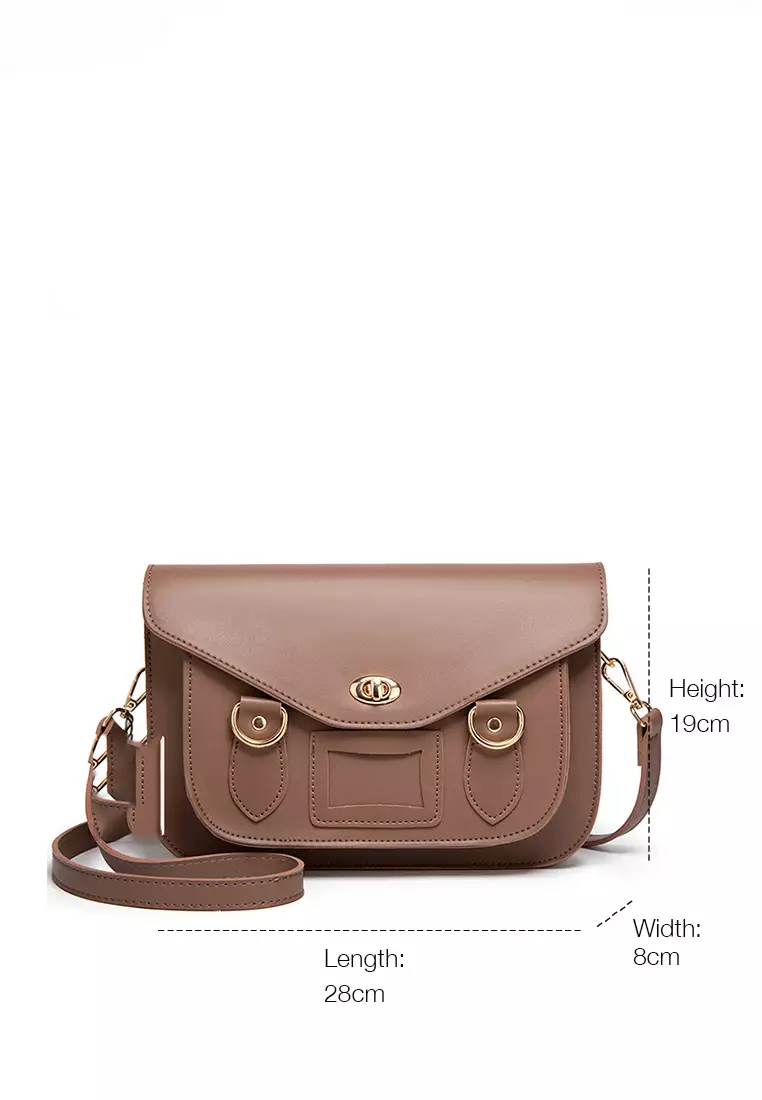 Buy ZITIQUE Artificial leather three -way college shoulder bag