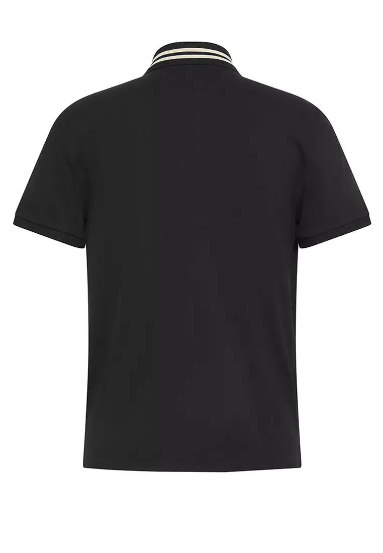 Monogram 商標珠地布恤衫領經典POLO恤 - Calvin Klein Jeans