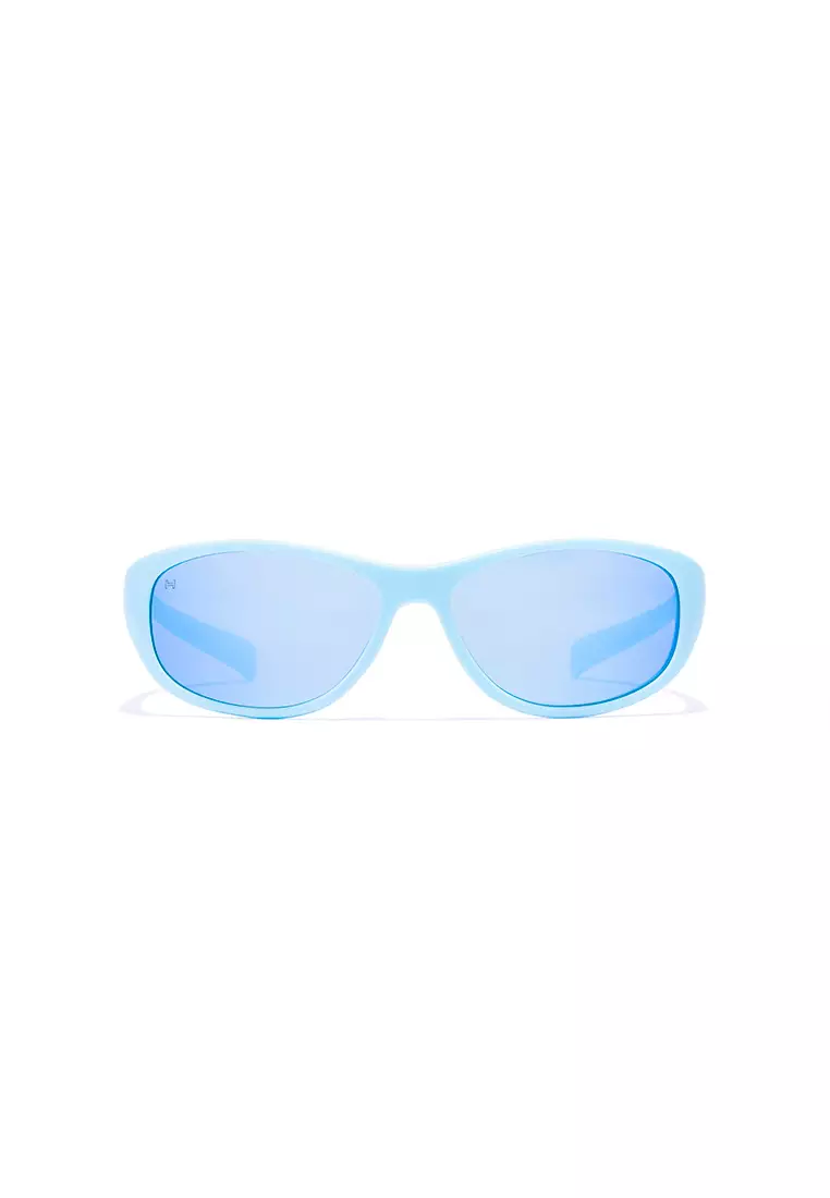 HAWKERS Turquoise Blue Chrome Rave Kids Sunglasses For Boys And Girls, Unisex. Official Product Designed In Spain