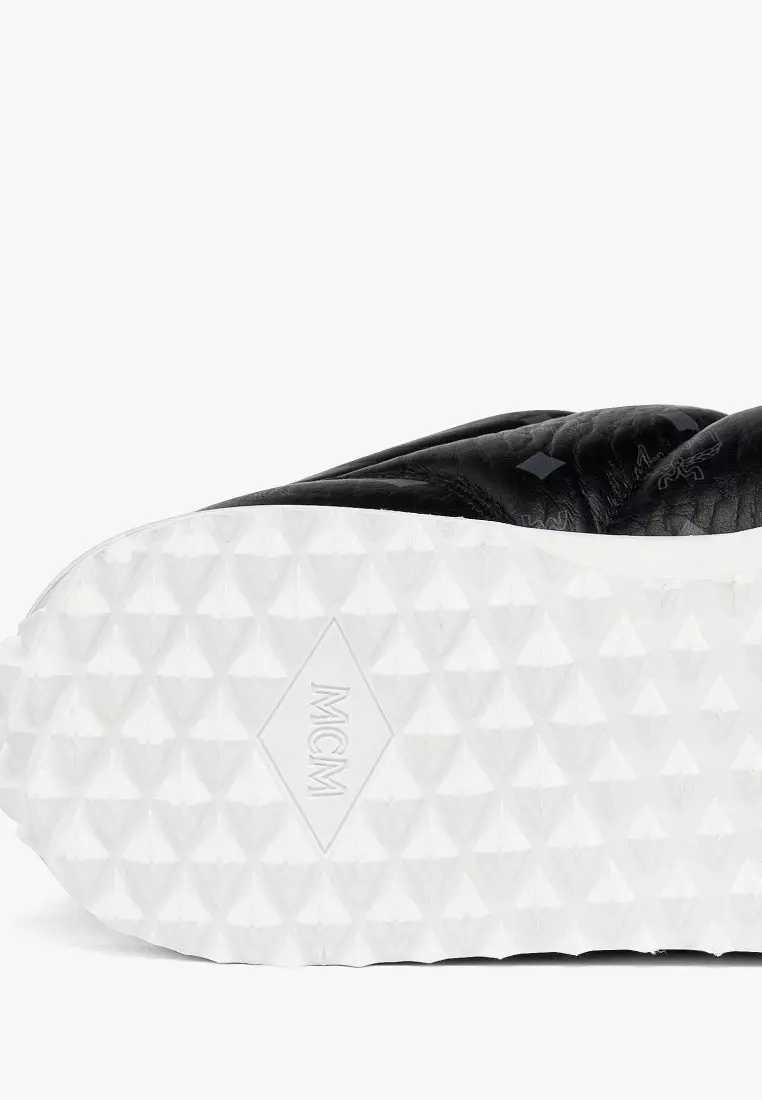 Diamante Sneakers in Quilted Monogram Leather