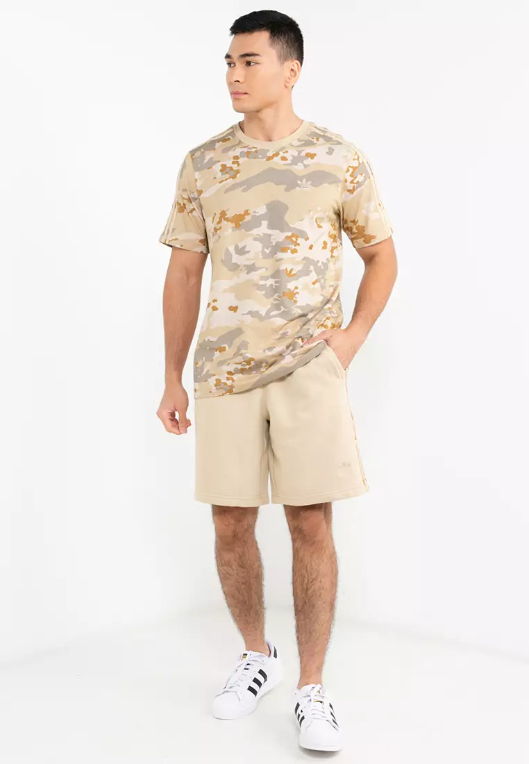 adidas Graphics Camo Stripe Shorts - Beige