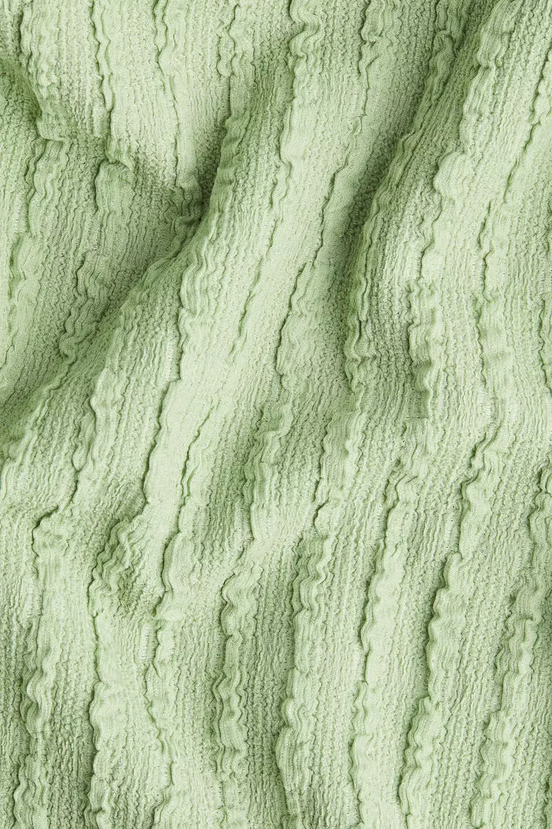 Textured jersey bandeau dress
