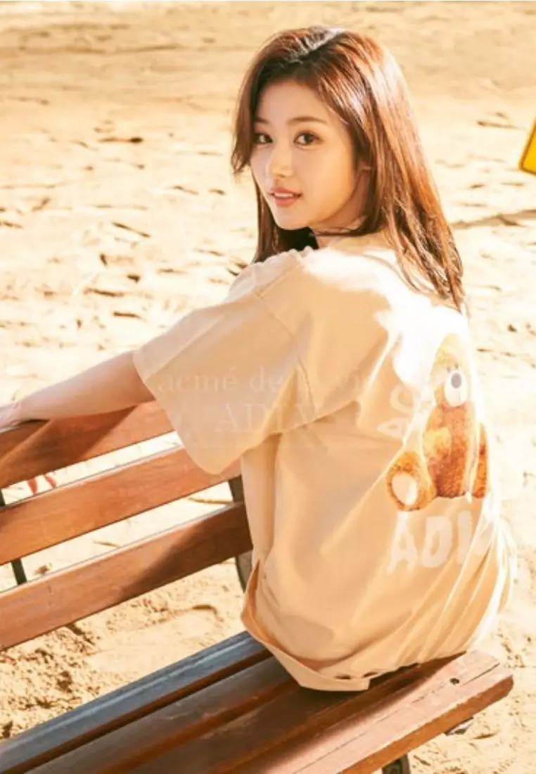 ADLV TEDDY BEAR (BEAR DOLL) SHORT SLEEVE T-SHIRT BEIGE