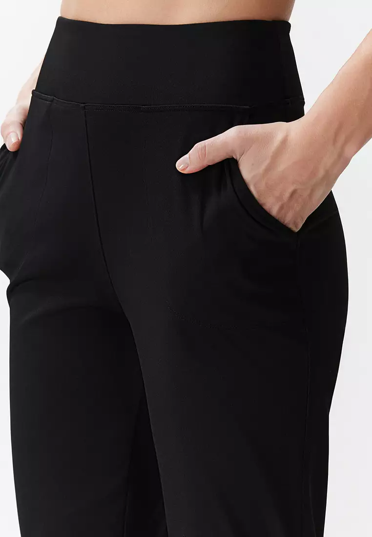 Sporty High Waist Jogger Pants