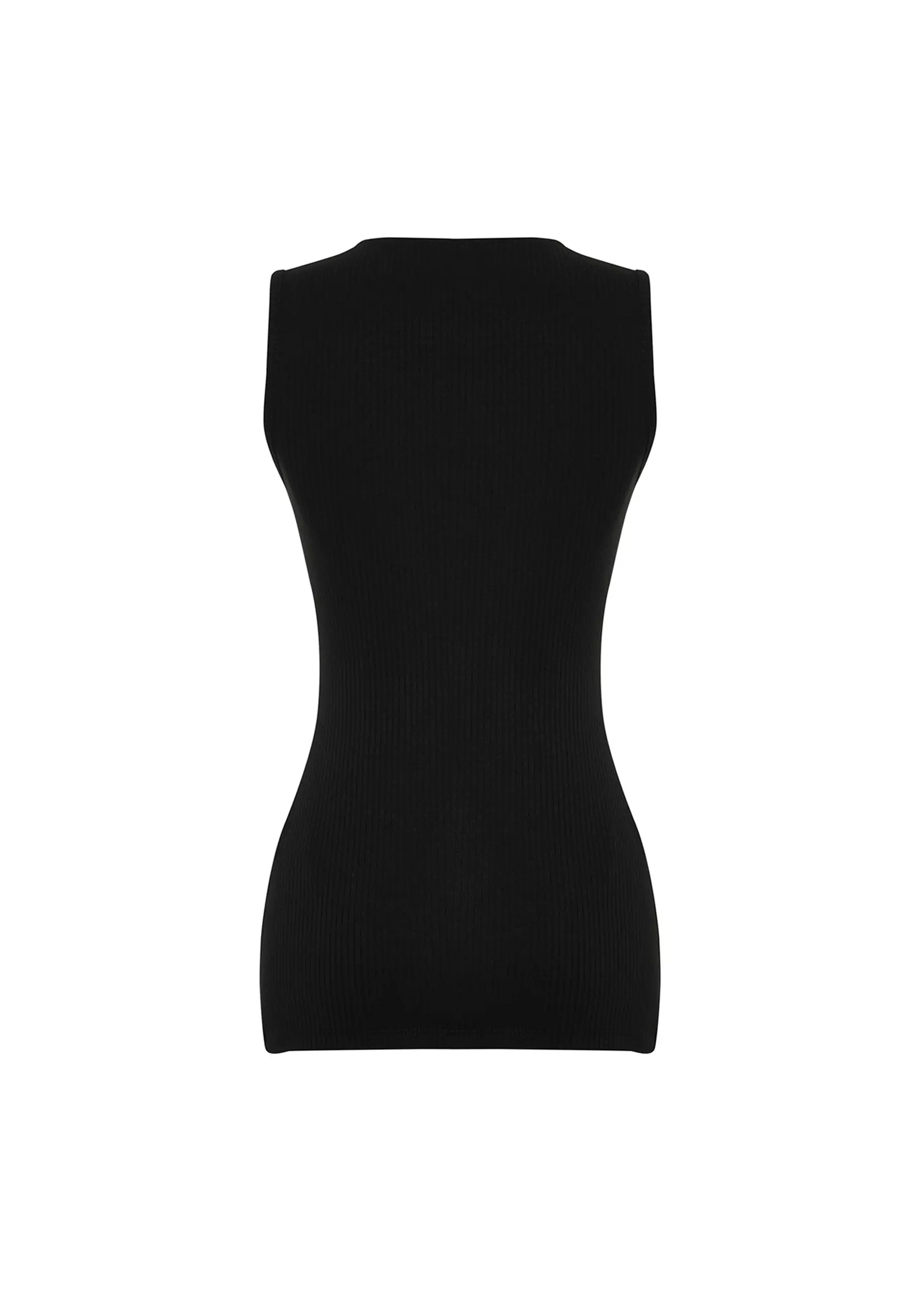 Sleeveless V-Neck Blouse