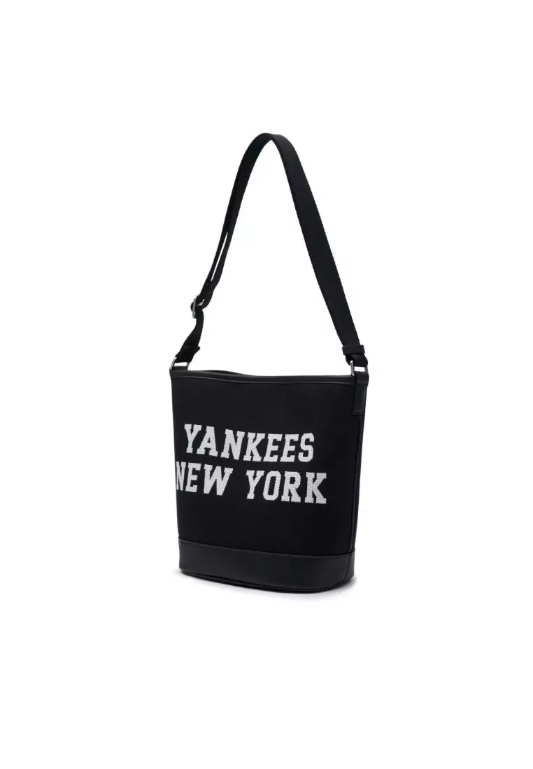 VARSITY JACQUARD CANVAS BUCKET BAG NEW YORK YANKEES