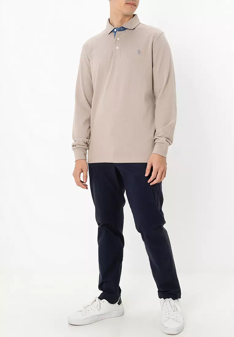 Lyle Helbow Patch Polo Shirt