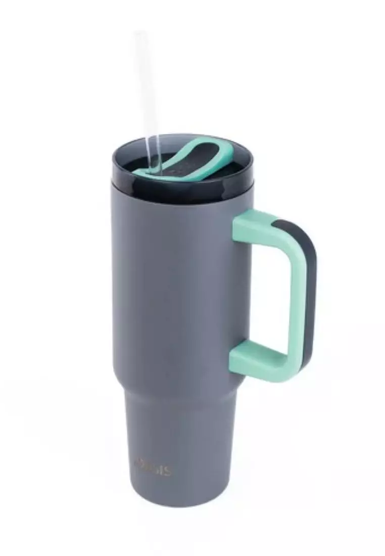 Oasis Stainless Steel Insulated Commuter Travel Tumbler 1.2L - Stone