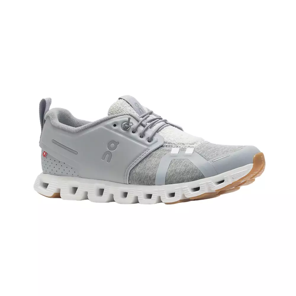 Jual On ON Cloud 5 Terry Running Sneakers Glacier White Women Original ...