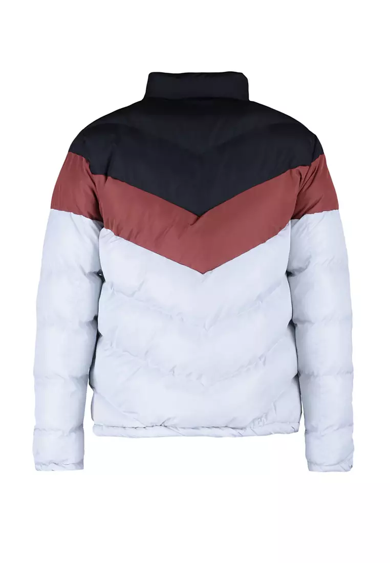 Chevron Puffer Jacket