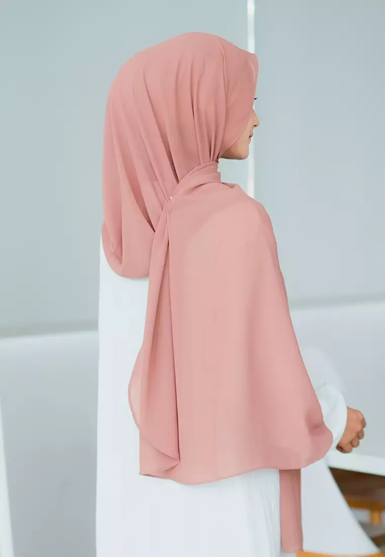 HIJAB INSTAN SAFFA - PEACH