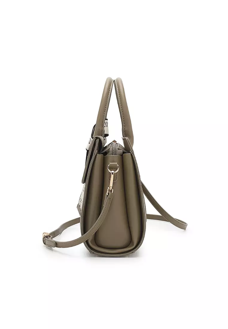 Women's Top Handle Bag / Sling Bag / Crossbody Bag (Tas Selempang / Tas Tangan) - Hijau