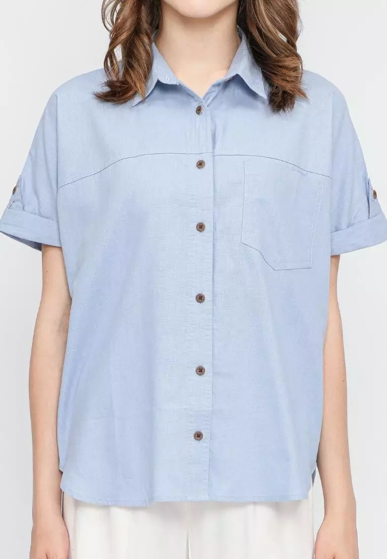 Urban Exchange Kemeja  Alisha Blue R5