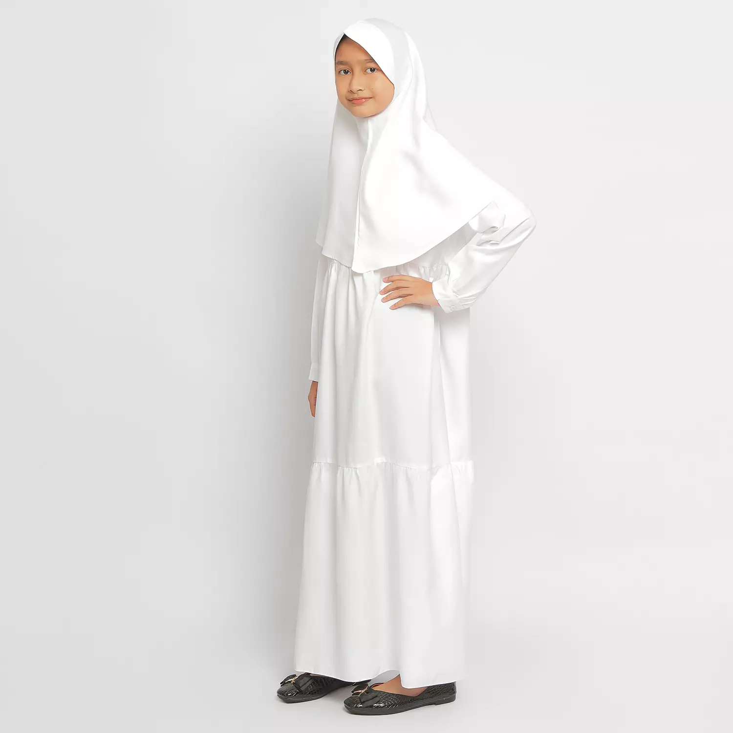Gamis Anak GA 03 White