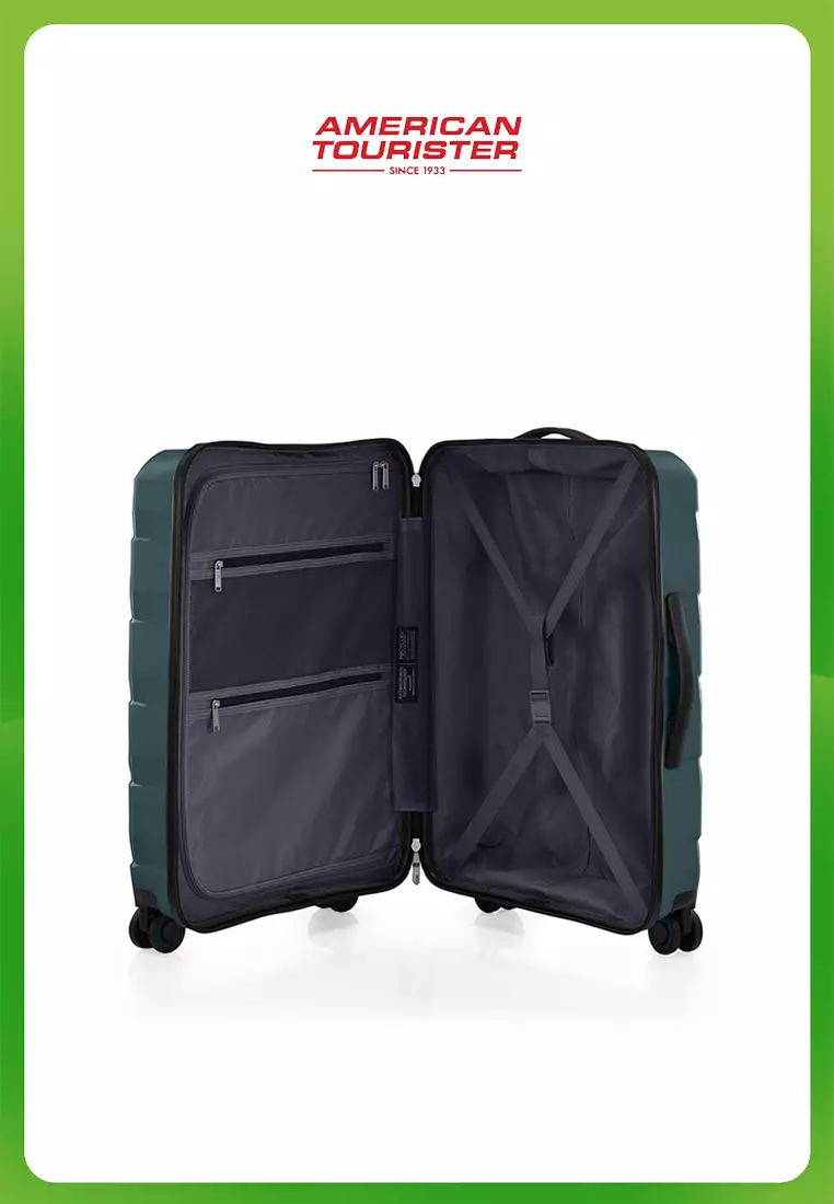 American Tourister Koper Hardcase Air Move Medium 24 inch-Jungle Green