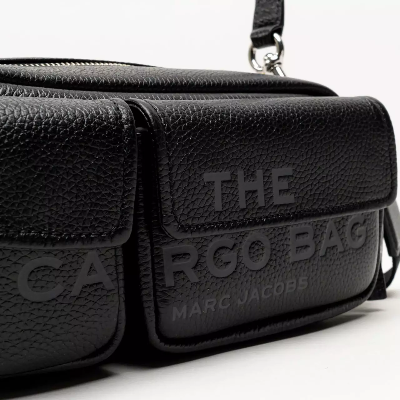 The Leather Cargo Bag Black