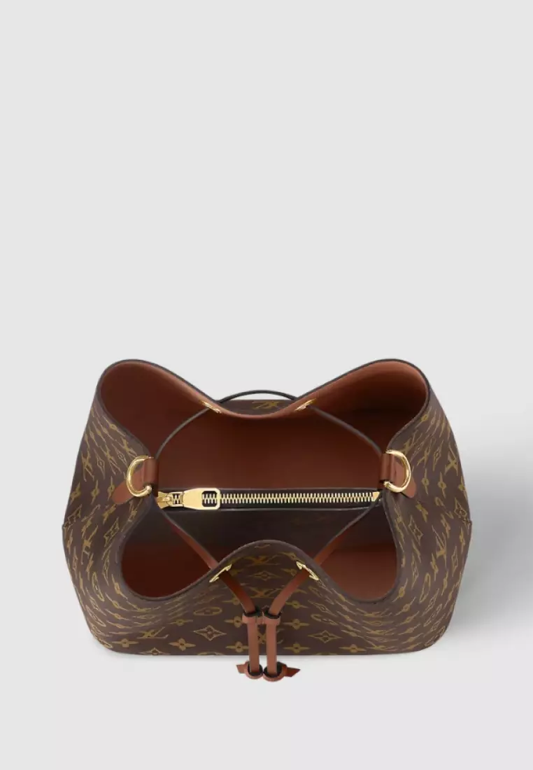 Néonoé MM Monogram Rose Poudre Caramel