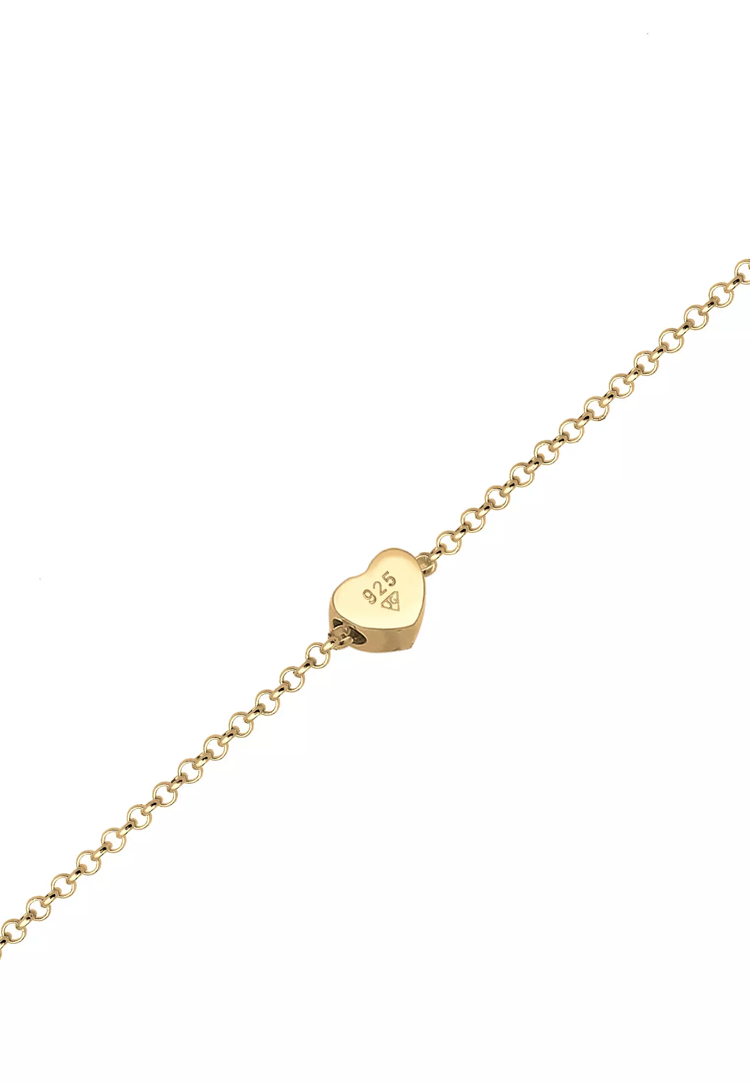 Jewelry Set Heart Pendant Stud Earrings Basic Gold Plated