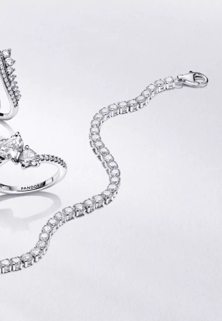 Pandora Sparkling Tennis Bracelet