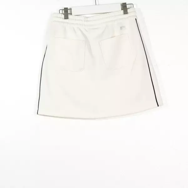 Rok MLB NY LINE SIDE BLACK IVORY WHITE SHORT SKIRT 100% ORIGINAL